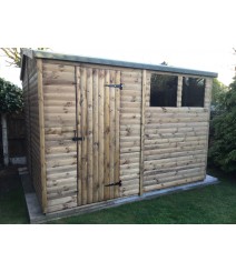 10 x 8 Apex Roof Loglap Shed 